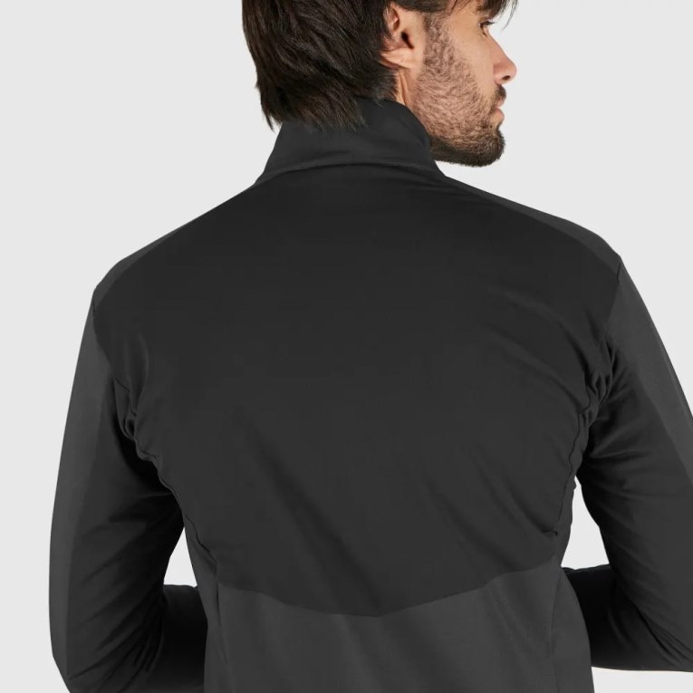 Salomon Agile Men's Shell Jackets Black | CA 72U13